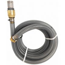 Garden - Tuyau D'aspiration Pompe 1' Jet Long. 10m Diamètre 25mm - Embout Laiton