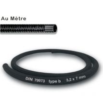 Tuyau de carburant ou lave glace tressé din 79973 7 mm x 3,2 mm au mètre