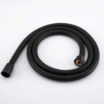 Tuyau de douche en acier inoxydable noir raccords de pomme de douche à main tuyaux accessoires de salle de bain tuyau en caoutchouc tuyau de