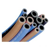 Tuyau de gaz en caoutchouc simple diamètre 6,3x12mm pour acetylène, longueur 20m, 10 bars Weldline W000010058