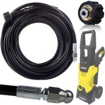 Tuyau de nettoyage des égouts 20m filetage M22 pour nettoyeur haute pression Kärcher K2 K3 K4 K5 K6 K7