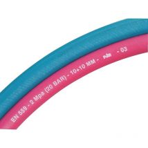 Tricoflex - Tuyau de soudage jumelé en 559, diamètre intérieur 6 mm, diamètre extérieur 13 mm, rouleau de 20 m