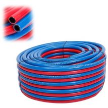 Tuyau soudure alfasoud bleu et rouge Oxygène/Acétylène (au mètre) alfaflex - ø int x ø ext: 10 x 17 mm