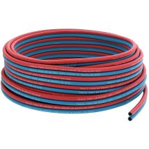 Huggy Tuyaux - Tuyau de soudure oxygène/acétylène ø 6.3 mm - Longueur 10 mètres