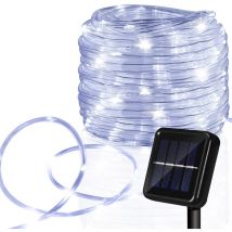Tuyau de lumière solaire tuyau de lumière led chaîne lumineuse filet de lumière extérieure blanc froid 20M