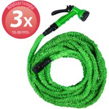 Tuyau extensible arrosage 10 à 30 m avec pistolet à 7 positions