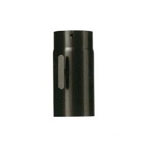 tuyau de coffre en acier de porcelaine noire 130 mm 13 cm avec amortisseur