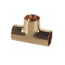 Tuyau droit raccord cuivre soudure tee installation d'eau 22x22x22mm commune