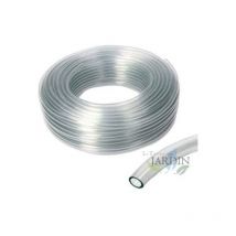 Suinga - Tuyau en verre transparent (25x31mm, 50m), pvc, conduction 20o à + 60o de liquides, essence, diesel, eau, huile