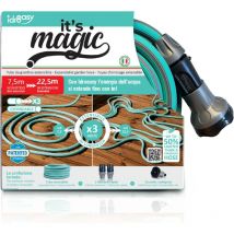 Tuyau d'Arrosage Extensible Anti Torsion Idroeasy 22,5 Mètres Magic Soft Smart, Tuyau Eau Jardin Irrigation Pipe