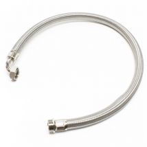 Tuyau flexible acier 1m, 1' pour installation d'eau domestique