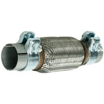 Ecd Germany - Tuyau Flexible - 50,7 x 150 - pour d' échappement Auto Verrouillage - Acier Inoxydable - Avec Deux Pinces - Assemblage Sans Soudure