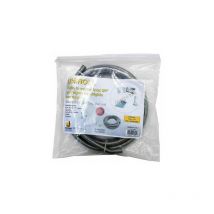 Tuyau flexible eau kit 4 mt. - 1/2 inox avec 4 raccords f