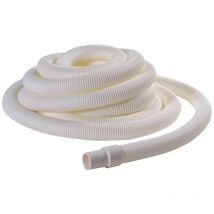 Tuyau Flottant Pour Piscine - Longueur 15M Avec 2 Embouts Collés - Diamètre 38Mm - Technologie Spiralée Haute Performance Anti Ecrasement