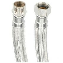 Fontastock - Tuyau en acier inoxydable aisi 304 epdm Mâle 1/2'- Femelle 1/2' 25 cm (Ref. No. : S6500108)