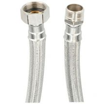 Fontastock - Tuyau Acier inoxydable aisi 304 epdm Mâle 1/2'- Femelle 3/4' 25 cm (Ref. No. : S6500112)