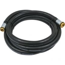 Tuyau fuel renforcé 4m 19mm avec raccord mâle 3/4' et 1'- 08453