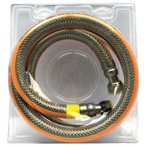 Flexible inox gaz butane 1.50 m à vie pour Barbecue,Cuisiniere, Plancha,Plaque de cuisson 21252150 pour Cuisinière