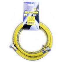 Tuyau flexible gaz inox 1,5 m - 1/2' ff conforme a la norme en 15266 pour table de cuisson/cuisine uniroll