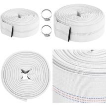 Vidaxl - Tuyau plat 20 m 3 pvc - tuyau d'incendie - tuyaux d'incendie - Home & Living