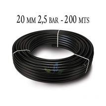 Suinga - Tube Polyéthylène 20mm Tube Agricole 20mm 2,5 bar 200 mètres Tube d'irrigation 20mm Tuyau d'irrigation 20 mm.