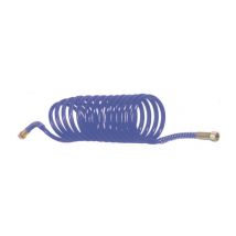 Sam Outillage - Tuyau polyurethane spiralé sam 6 m - Tuyau de 8 x 12 mm - Raccord mâle 1/4' - 19015-100