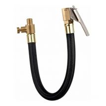Soleil - Tuyau Pompe Gonflage Pneu, 60 cm Tuyau en Caoutchouc d'air de Valve Voiture Mandrin de Pneu