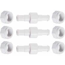 Tuyau rotatif D20 avec écrou de tuyau D15 compatible avec Zodiac Polaris 280, 380, 180 - pièces détachées pour nettoyeur de piscine 3 pcs h