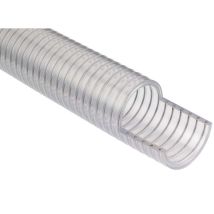 Rs Pro - Tuyau pvc, renforcé Transparent, longueur 5m, rayon de courbure 140mm ( Prix pour 1 )