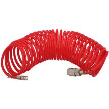 Wolfpack - Tuyau spiralé pour air comprimé, adaptateur rapide de 7,5 mètres