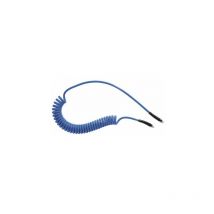 Prevost - Tuyau spiralé Pus, avec raccord r 3/8, Bleu, Diam.ext 12mm, Long. 4m ( Prix pour 1 )