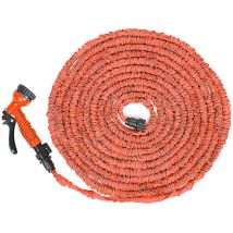 Tuyaux d'arrosage extensible rétractable avec Pistolet 100FT / 10M - 30M - Orange