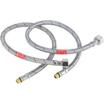 Tuyau Flexible Pour Robinet G3/8 X M10 50 Cm – Acier Inoxydable 304 Tressé – Résistance À La Corrosion – Débit 28 L/min Sous 3 Bar – Yidomde