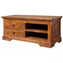 Massivmoebel24 - TV-Board Akazie 115x48x50 honig lackiert oxford 0317