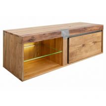 Massivmoebel24 - TV-Board Wildeiche / Zerreiche 150x48x50 natur geölt new amsterdam 01