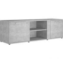Tv Cabinet Concrete Grey 120x34x37 cm Engineered Wood Vidaxl