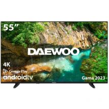 Daewoo - Tv 55inch led 4k uhd - 55dm62ua - android smart tv - wifi - hdr - hlg - hdmi - usb - bluetooth - tdt2 - satellite - cable - dolby vision