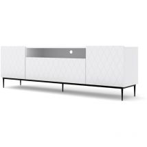 Bim Furniture - tv diuna 193 cm 2D1K blanc mat sur un cadre