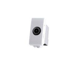 Tv-durchgangssteckdose art kompatibel bticino livinglight ln4202p14 weiß - 834b