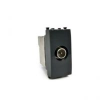 Tv-steckdose gem kompatibel vimar plana 14300.10 schwarz - 634n