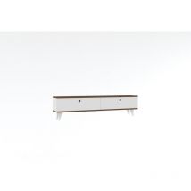 Tv-möbel Aus Holz "parlak" - 160 X 25 X 40 Cm - Weiß