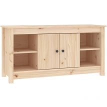 TV-Schrank 103x36,5x52 cm Massivholz Kiefer vidaXL