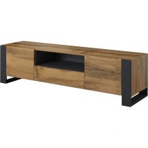 Bim Furniture - TV-Schrank nunki 180 cm eiche wotan / anthrazit