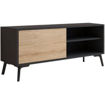 Tv-schrank Wohnzimmermöbel 1 Tür 100x42x30cm Modell Koi Herausnehmbare Einlegeboden