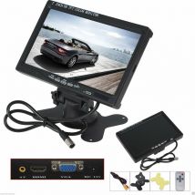 Monitor lcd digitale 7 tft videosorveglianza av vga 2 canali hdmi