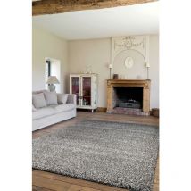 Mastercraft - Twilight Grey 200x250cm Rug Carpet Large Rugs Thick Pile Soft Living Room Bedroom Easy Care