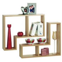 Watsons - twin - Wall Display / Storage Floating Shelves - Set of Two - Oak - Oak