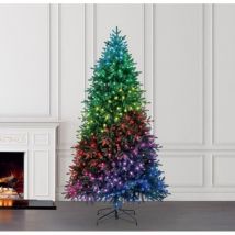 Albero Pre-Illuminato Falls Fir 660 led - 2,1 m, Controllabile via App - Twinkly