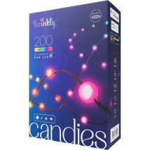 Candies Perlenförmige IP20 12m 200 led grünes Draht - Twinkly