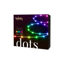 Twinkly Dots – Guirlande Lumineux Flexible Contrôlé par une Application avec 200 LEDs RGB. 10 Mètres. - TWINKLY
